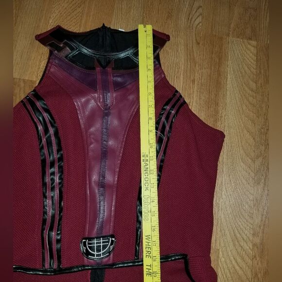 Wanda Vision Wanda Django Maximoff Scarlet Witch Battle Suit Halloween  2 pc - Picture 15 of 15